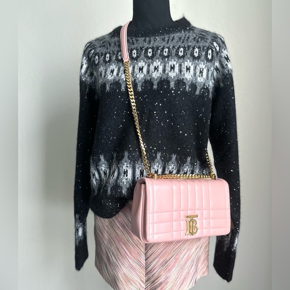 BURBERRY SM Lola Quilted Leather Crossbody - Picture 8 of 12